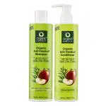 Anti Dandruff Shampoo & Conditioner with Tea Tree and Apple Cider Vinegar for Women & Men, For All Type Hair, Free from Chemicals, Mineral Oils, Alcohol -(Shampoo 250ml + Conditioner 200ml)