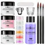 PRO ROOP Nail Art Kit 16 in 1 - Acrylic Powder with Professional Liquid Monomer For Nail