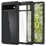 Spigen Ultra Hybrid Matte Black Polycarbonate and Thermoplastic Polyurethane Back Cover Case Compatible with Google Pixel 6 6.35 x 1.27 x 16.51 cm