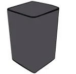 KingMatters Top Loading Washing Machine Cover (Width: 56 cm, Grey)