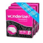 Wonderize Period Panty For Sanitary Protection- Size-M/L (6 Count) Combo of 3 - Super Absorbent, Heavy Flow Disposable Overnight Panties