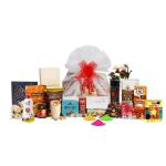 The Gift Tree Three Natural Holi Color, Thandai, Coffee, Chocolates, Chips, Crackers, Fruit Juice and Almonds Gift Hamper (Pack of 16)