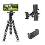 ZETY 13 inch ABS Plastic Gorilla Tripod with Holder for Smartphones, DSLR Action Camera