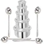 SHINI LIFETSYLE Aluminium Bhagona,Milk Pot 26cm,24cm,23cm,21cm,20cm with ladle