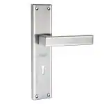 MILTON Heavy Duty Safe and Secure Mortise Main Door Lock Set with Door Handle and 3 Keys