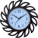 Sigaram Analog Plastic Wall Clock with Glass ( 28 x 28 cm) (WC-902-098-165-K2051)