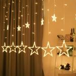 KSBOY Star Lights Curtain LED Star Curtain Light With 8 Modes (1.8METERS)