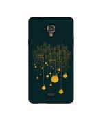 Casotec City Light Pattern Design Printed Silicon Soft TPU Back Case Cover for Swipe Elite 2 plus
