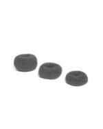 LYTIX Black Synthetic Hair Donut Bun Ring Shaper Roller Styler Maker (Pack of 3)