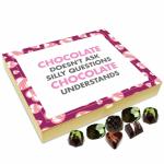 Chocholik Gift Box - Chocolates Doesn't Ask Silly Questions Chocolate Box - 20pc