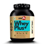 NEULIFE WHEYPLUS Gut-friendly Whey Protein Powder Probiotics & Proteozymes 4lbs (Vanilla Lassi)