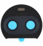 Imbi Black Glass Camera Lens Glass For G5S Plus-Camera Motorola Moto G5S Plus