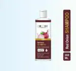 brownbee Organic Shampoo Hair Straightening Onion Seeds with Rose Mary and Cederwood All Hair Type Unisex 200 ml