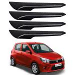 Oshotto (BP-04) Car Black Rubber Bumper Protector/Corner Moulding Compatible with Maruti Suzuki Celerio Celerio X -(Set of 4 pcs)