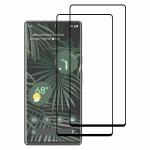 Kite Digital Google Pixel 6 Pro (Black) Tempered Glass Screen Protector with Edge to Edge Coverage and Easy Installation Kit (Pack of 2)