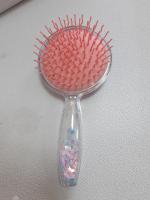 Preili's Multicolor Unicorn Round Glittery Hair Brush