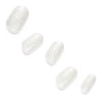 DASHING DIVA Glaze Silver Twinkle I Gel Nail Stickers | Korean Nail Art | Short | Square Shaped Nails | Nail Stickers