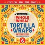 Urban Platter Whole Wheat Tortilla Wraps, 270g (Pack of 6 | 8 Inches)