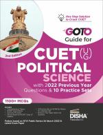 Go To Guide for CUET (UG) Political Science with 2022 Previous Year Questions & 10 Practice Sets 2nd Edition | CUCET | Central Universities Entrance Test