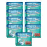 Smilepad Rapid Dry Net Ultra Thin, Flexi Wings Sanitary Pads, (XXL), Pack of 9 (90 Pads)