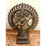 GP DECOR Clay Natarajar Idol And Doll 1 pc 15.2x10.2x40.6 cm