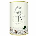Atini Caffeine Free tea, Peppermint Herbal Tea - Burns fat, Helps with Digestion & Immunity Spices Herbal Tea (50gm)