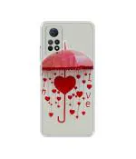 Casotec Love Heart Design Printed Silicon Soft TPU Back Case Cover for Mi Redmi Note 11 Pro Plus 5G
