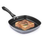 SPRINGWAY - Brand of Happiness Non Stick Aluminium Grill Pan 22cm, Black, 1 Piece