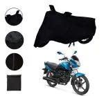 Riderscart Waterproof Two Wheeler Body Cover with Storage Bag for Hero Splendor Ismart 113 CC (Black)
