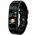Morden D115 Smart Band, Activity Tracker Fitness Band, Sleep Monitor, Step Tracking, Heart Rate Sensor, Kids Smart Watch for Men, Women, Black