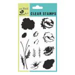 Little Birdie Clear Stamp 4Inch X 6Inch Poppy Perfect 12Pc Pbci