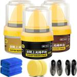 WILLGO Leather Repair Cream Liquid Shoe Polish, Shoe Care Shoe Polish with Sponge Applicator, Liquid Shoe Shine, Leather Shoe Beauty Cream, Shoe Polish for Leather (PACK OF 1)