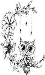 Ordershock Waterproof Owl Temporary Body Tattoo