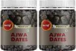 RED CLIFF Premium Ajwa Dates Combo Pack Of 2 Original & Rich Khajoor Dates (2 x 250 g)