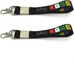 PARTY MIDLINKERZ Black Nylon Reusable Bike Keychain