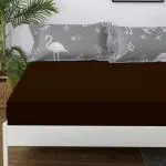 DREAM CARE Luxury & Stylish Being Terry Cloth Fitted Mattress Protector Single Bed | Waterproof Ultra Soft Mattress Cover | Hypoallergenic Bed Cover 42X72 inch (COFFEE)