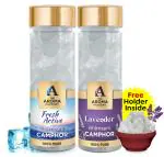 The Aroma Factory Pure Bhimseni Camphor, Fresh Active & Lavender, Zero Residue Kapoor with Fragrance for Pooja, Aarti Kapur | Bottle Pack of 2 x 80gm