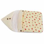 LITTLE JOEY Watermelon Delight Carry Cocoon Baby Wrapper With Hood
