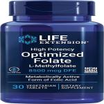 Life Extension High Potency Optimized Folate 8500 mcg, 30 vegetarian tablets
