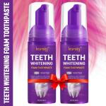 KURAIY teeth Whitening Toothpaste V34 Mousse Purple Professional Dental Care Remove Yellow Stains Fresh Breath