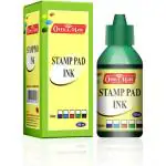 SONI OFFICE MATE Stamp Pad Green Ink-10 Pcs in 1 Box Stamp Pad Ink (100 ml)