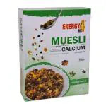 Energy4Me Dried Fruits, Seeds & Berries Calcium Muesli With Vitamin D3 I Protein Breakfast Cereals I Vitamins, Omega 3 I High In Fibre & Iron I No Artificial Colours & Flavours I Cardamom Flavour - 500 GM