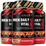 MuscleXP MultiVitamin Men Daily Sports with 47 Nutrients (Multi Vitamins, Multi Minerals, Amino Acids & 7 Health Blends) - 60 Tablets Pack of 3