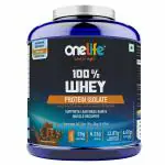 Onelife 100% Whey Protein Isolate Microfiltered, Chocolate Flavour Powder Supplement Powder 2kg