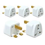 Hi-Plasst Universal Type G Uk Flat 3 Pin Travel Power Plug Adapter Complatible In Uk Countries, England And Scotland