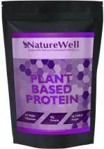 Naturewell Nutrition Vegan Plant Protein Plant-Based Protein Plant-Based Protein - Chocolate, 550 Gram