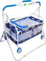 Rawzz Blue Metal Cradle |BASSINET|BASINET|CRADLE|BABY BASSINET|BABY BASINET|JHULA|JHOOLA|KIDS|LATEST BASSINET