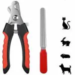 PetCeptual Pet Dogs and Cats Nail Cutter with Filler (Large, Color May Vary)