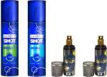Layer'R 1Shot Absolute Series Game Fragrant Body Spray, 135 Ml Each (Pack Of 4)