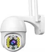 DDLC Pkst With Line Be Technically Smart A239 Security Camera With Night Vision, Ptz Technology, Motion Sensor White